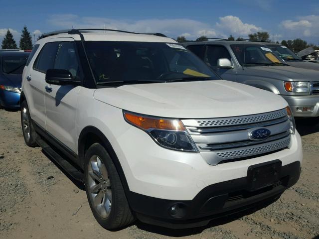 1FM5K8D81DGA67147 - 2013 FORD EXPLORER X WHITE photo 1