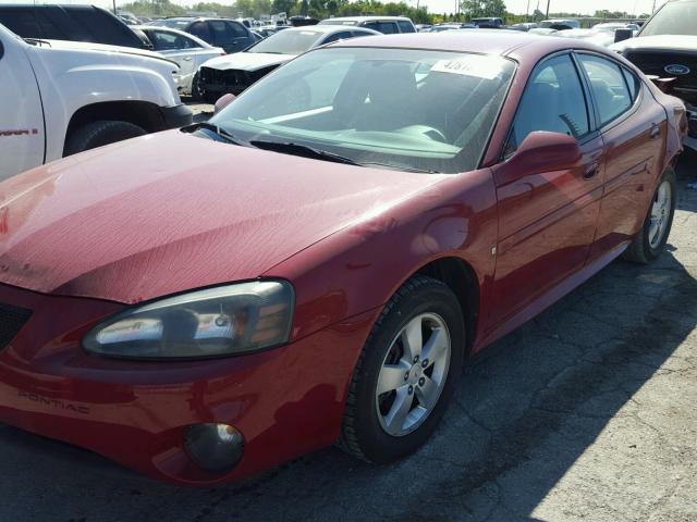 2G2WP552771221465 - 2007 PONTIAC GRAND PRIX RED photo 2