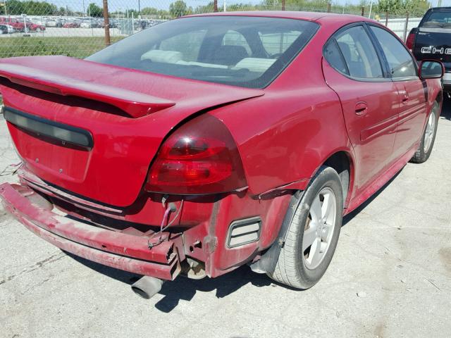 2G2WP552771221465 - 2007 PONTIAC GRAND PRIX RED photo 4