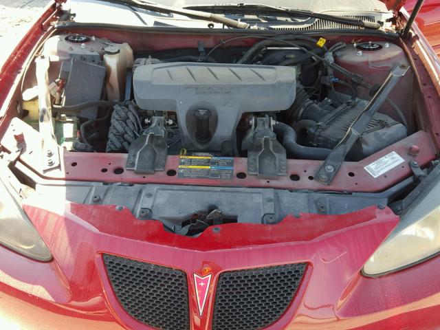 2G2WP552771221465 - 2007 PONTIAC GRAND PRIX RED photo 7