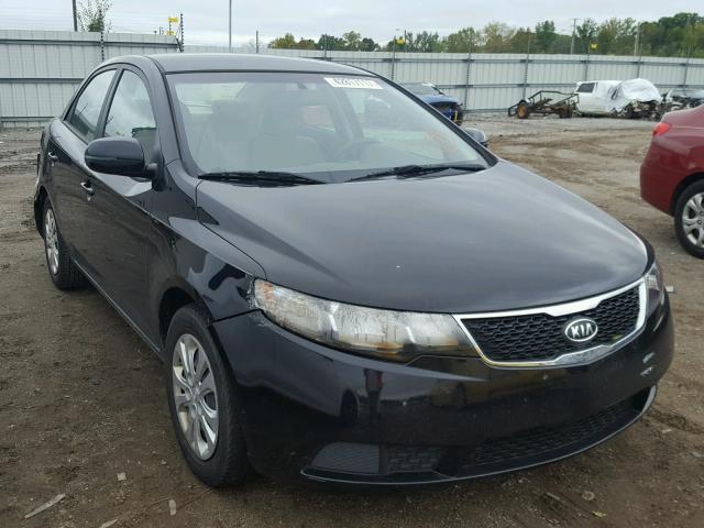 KNAFU4A29C5530946 - 2012 KIA FORTE EX BLACK photo 1