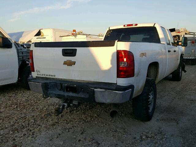 1GC1KVC87BF215033 - 2011 CHEVROLET SILVERADO WHITE photo 4