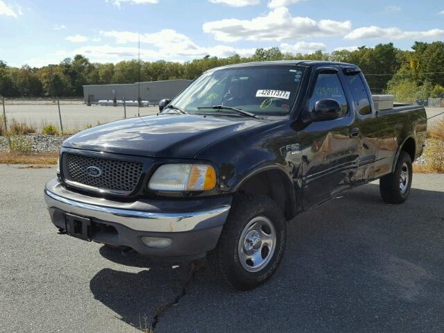 2FTRX18L53CA34732 - 2003 FORD F150 BLACK photo 2