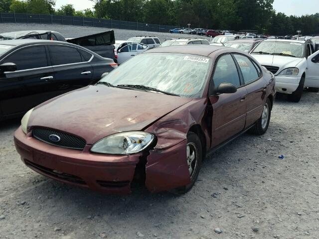 1FAFP53295A206781 - 2005 FORD TAURUS MAROON photo 2