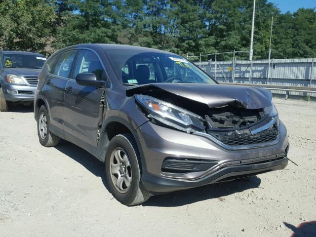 5J6RM4H35FL071892 - 2015 HONDA CR-V LX GRAY photo 1