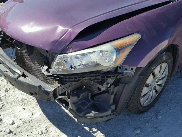 1HGCP2F37BA052911 - 2011 HONDA ACCORD LX PURPLE photo 9