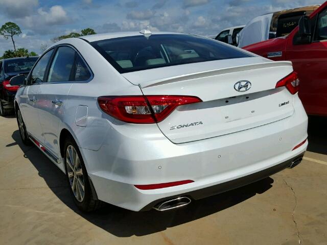 5NPE34AF4HH494109 - 2017 HYUNDAI SONATA WHITE photo 3