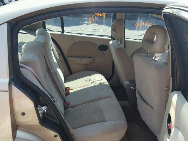 1G8AL55F16Z114481 - 2006 SATURN ION LEVEL GOLD photo 6