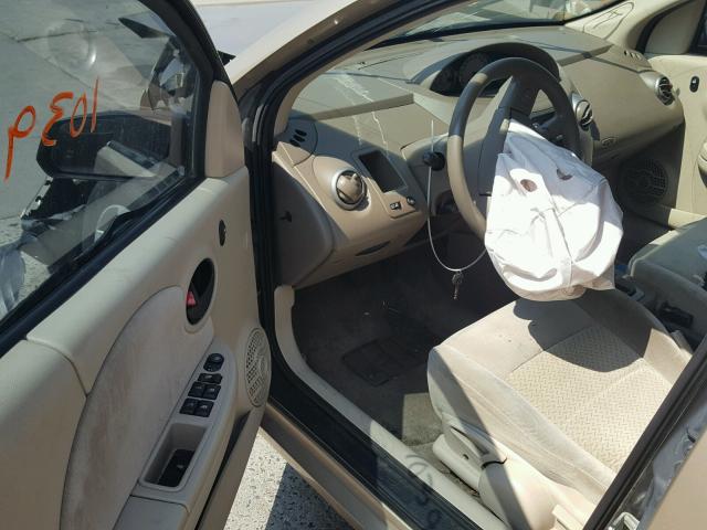 1G8AL55F16Z114481 - 2006 SATURN ION LEVEL GOLD photo 9