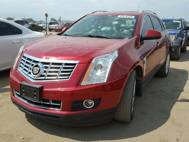 3GYFNGE35ES520468 - 2014 CADILLAC SRX PREMIU RED photo 2