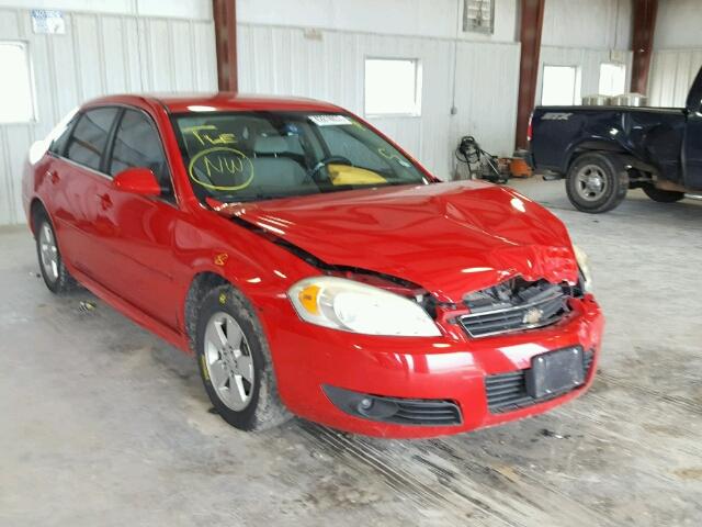 2G1WB5EKXA1192537 - 2010 CHEVROLET IMPALA LT RED photo 1