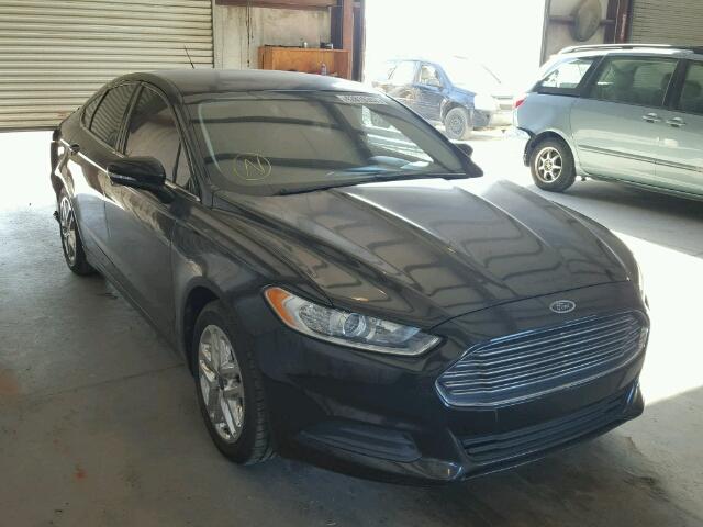 3FA6P0H70DR227997 - 2013 FORD FUSION SE BLACK photo 1