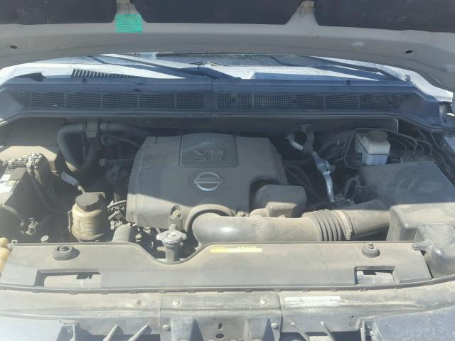 5N1BA0ND1AN611124 - 2010 NISSAN ARMADA SE SILVER photo 7