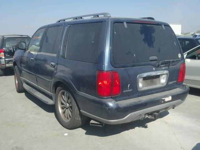 5LMFU28A0YLJ20892 - 2000 LINCOLN NAVIGATOR BLUE photo 3