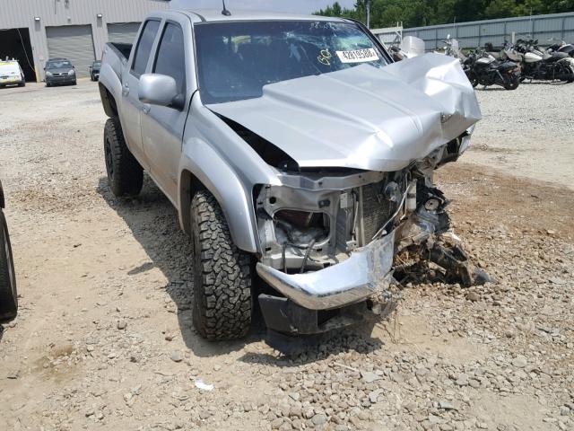 1GTH6NFE2C8120566 - 2012 GMC CANYON SLT SILVER photo 1