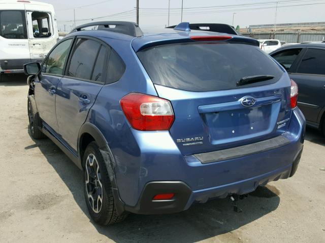 JF2GPADC1HH277856 - 2017 SUBARU CROSSTREK BLUE photo 3