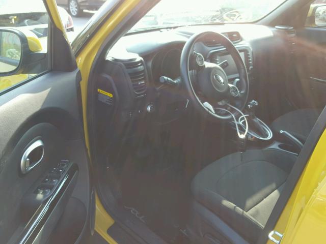 KNDJX3A54E7006409 - 2014 KIA SOUL ! YELLOW photo 9