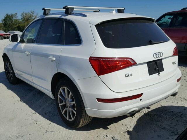 WA1CFAFP2CA008860 - 2012 AUDI Q5 PREMIUM WHITE photo 3