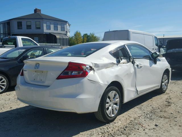 2HGFG3B54CH561853 - 2012 HONDA CIVIC WHITE photo 4