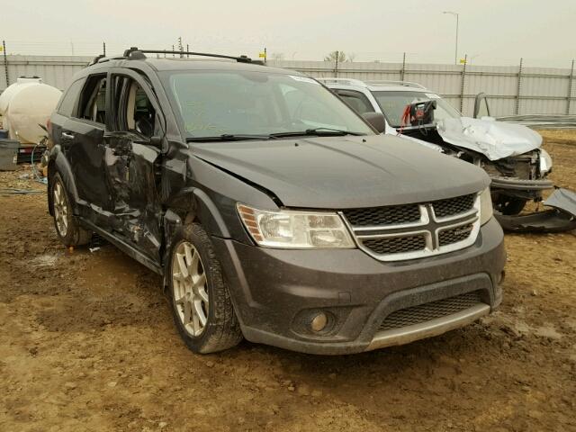 3C4PDDFG2FT671454 - 2015 DODGE JOURNEY R/ GRAY photo 1