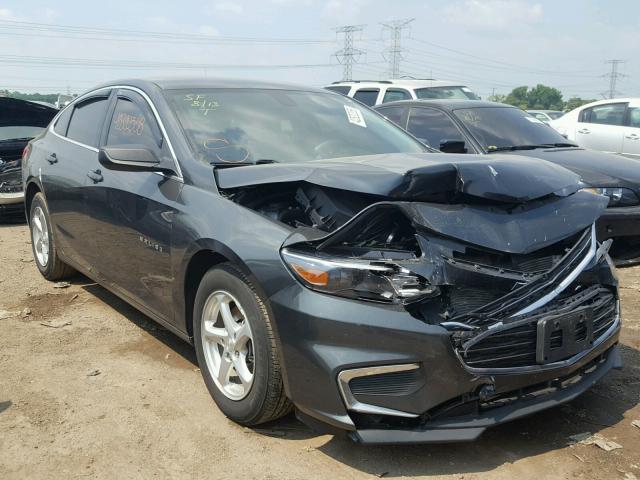 1G1ZB5ST1HF237278 - 2017 CHEVROLET MALIBU LS ნაცრისფერი ფოტო 1