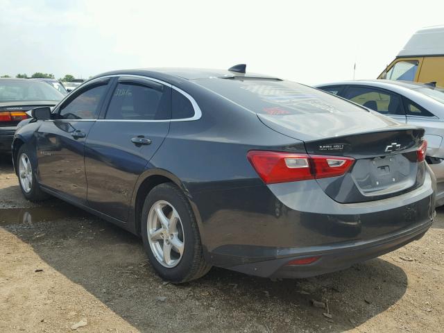 1G1ZB5ST1HF237278 - 2017 CHEVROLET MALIBU LS ნაცრისფერი ფოტო 3