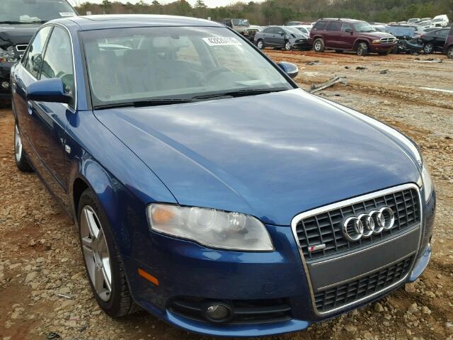 WAUAF78E98A052032 - 2008 AUDI A4 2.0T BLUE photo 1