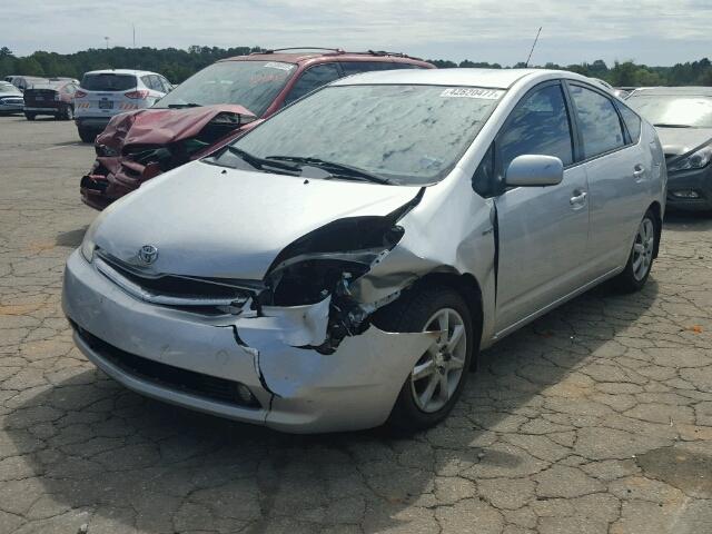 JTDKB20U083454583 - 2008 TOYOTA PRIUS SILVER photo 2