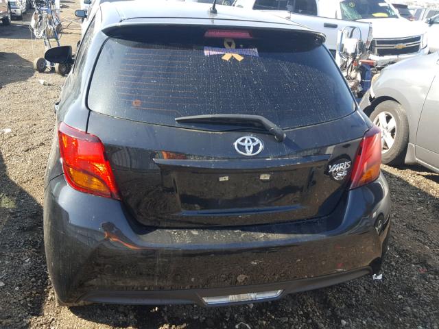 VNKKTUD3XHA075989 - 2017 TOYOTA YARIS L BLACK photo 9