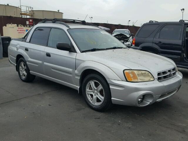 4S4BT62C036114524 - 2003 SUBARU BAJA SPORT SILVER photo 1