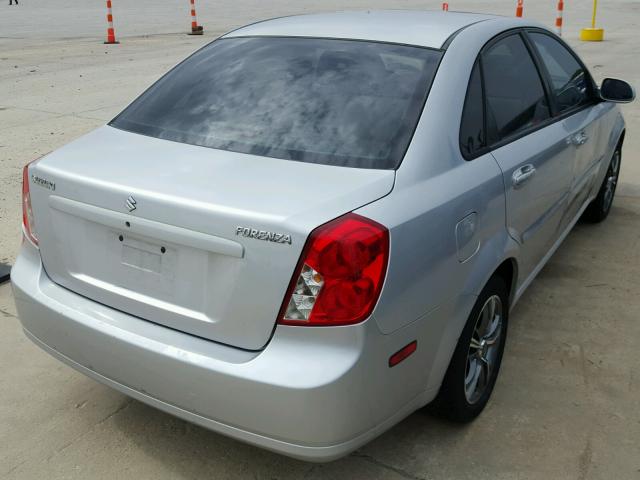 KL5JD56Z27K531765 - 2007 SUZUKI FORENZA BA SILVER photo 4