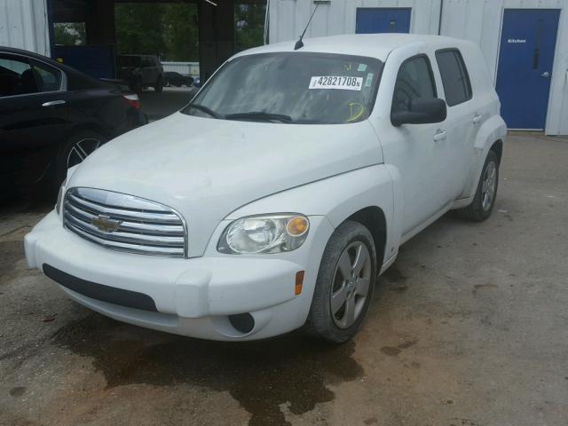 3GNCA13B59S589928 - 2009 CHEVROLET HHR LS WHITE photo 2