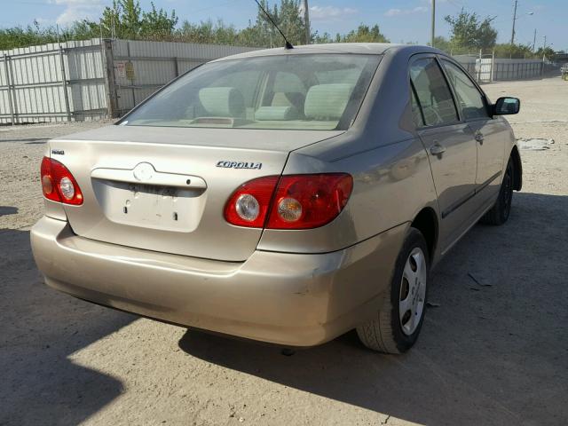 1NXBR32E36Z691563 - 2006 TOYOTA COROLLA CE GOLD photo 4