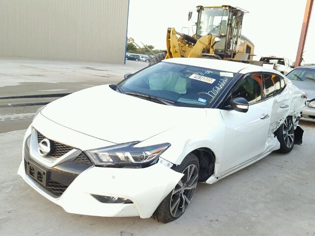 1N4AA6AP2HC439541 - 2017 NISSAN MAXIMA 3.5 WHITE photo 2