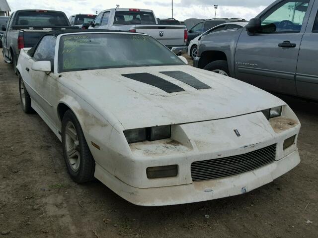 1G1FP31F2KL188282 - 1989 CHEVROLET CAMARO WHITE photo 1