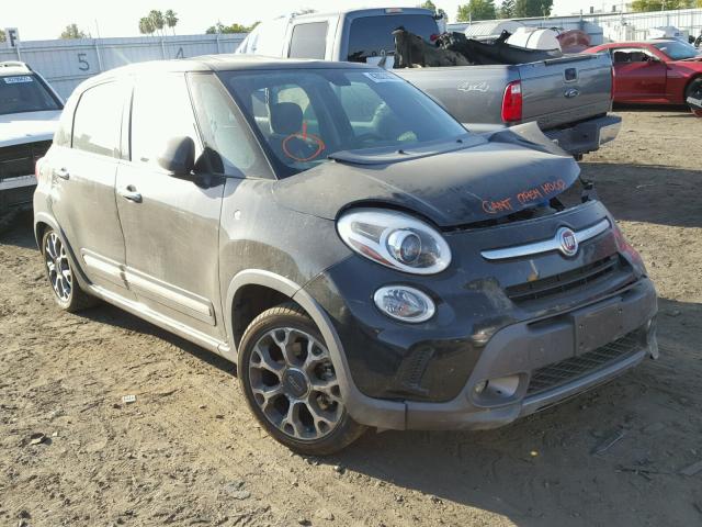 ZFBCFADH5EZ018744 - 2014 FIAT 500L TREKK BLACK photo 1