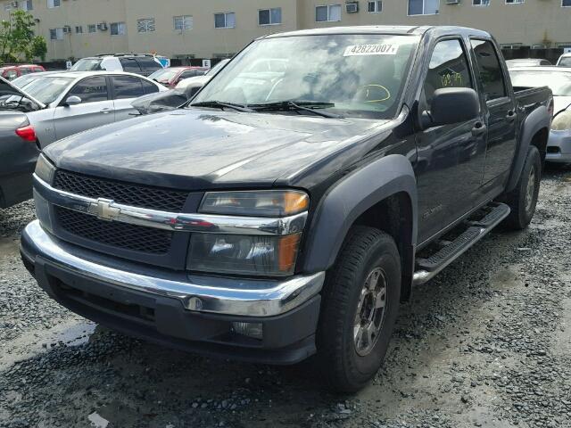 1GCDT136458234990 - 2005 CHEVROLET COLORADO BLACK photo 2