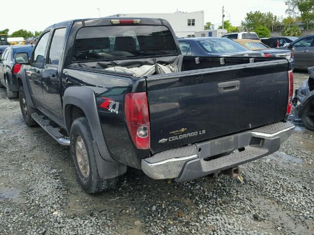 1GCDT136458234990 - 2005 CHEVROLET COLORADO BLACK photo 3