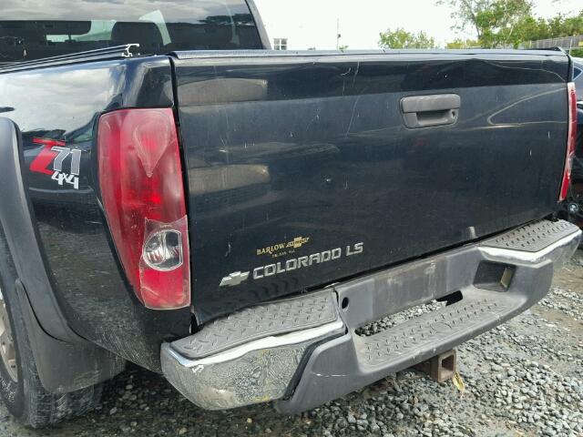 1GCDT136458234990 - 2005 CHEVROLET COLORADO BLACK photo 9