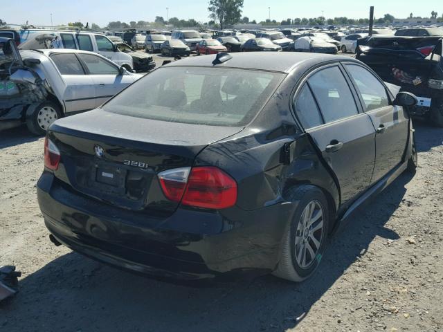 WBAVA33567P140905 - 2007 BMW 328 I BLACK photo 4