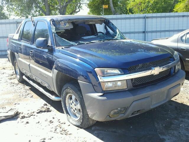 3GNEC13T42G108989 - 2002 CHEVROLET AVALANCHE BLUE photo 1