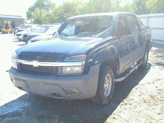 3GNEC13T42G108989 - 2002 CHEVROLET AVALANCHE BLUE photo 2