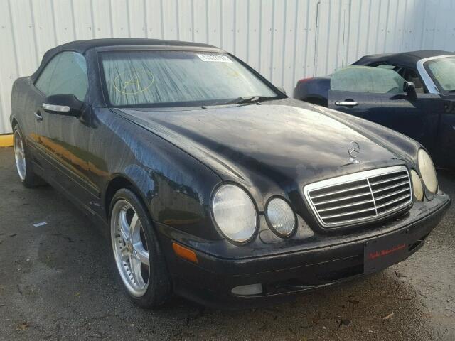 WDBLK65G61T072061 - 2001 MERCEDES-BENZ CLK 320 BLACK photo 1