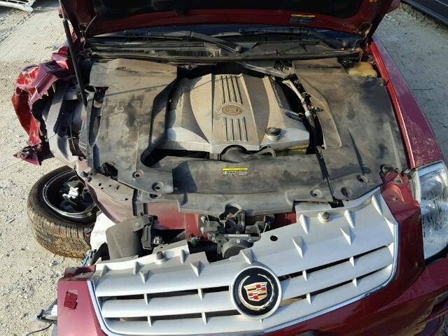 1G6DC67A350187495 - 2005 CADILLAC STS BURGUNDY photo 7