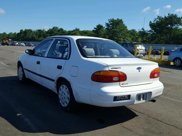 1Y1SK52871Z424903 - 2001 CHEVROLET GEO PRIZM WHITE photo 3