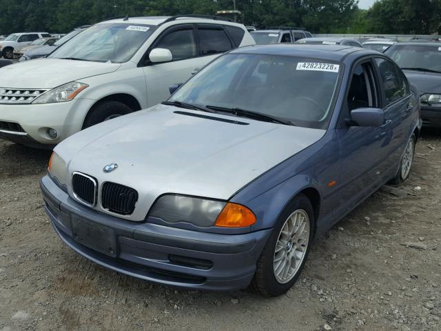 WBAAM3333YCA85619 - 2000 BMW 323 I BLUE photo 2