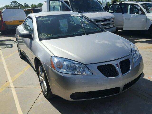 1G2ZH35N074125593 - 2007 PONTIAC G6 SILVER photo 1