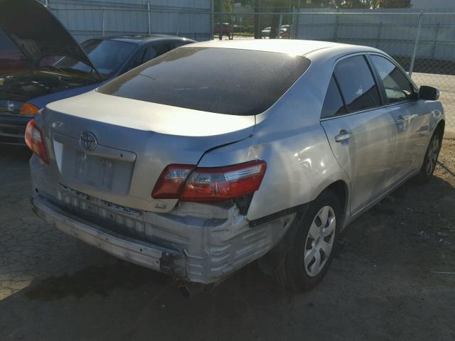 JTNBE46K873129442 - 2007 TOYOTA CAMRY NEW SILVER photo 4