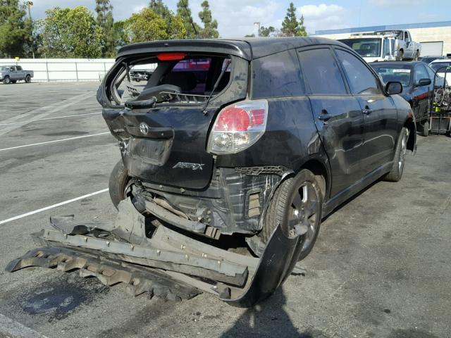 2T1KY32E76C550337 - 2006 TOYOTA COROLLA MA BLACK photo 4