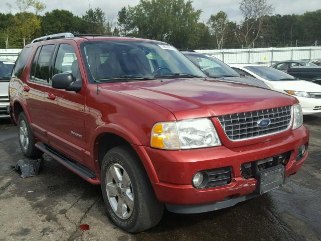 1FMDU75K34UC16234 - 2004 FORD EXPLORER RED photo 1